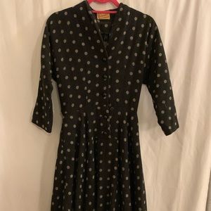 Vintage Polka Dot Dress